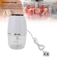 thumbnail image 3 of Vegetable Chopper Blender, Multi Purpose Efficient ABS 304 Stainless Steel Electric Garlic Chopper 200W Safe Easy To Clean 300ML  for Home, 3 of 7