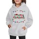 thumbnail image 4 of Sudadera con capucha para niñas y niños, sudadera de manga larga con cuello redondo y estampado de moda, jersey con bolsillo, sudadera de poliéster para niñas, 4 of 8