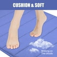 thumbnail image 5 of Memory Foam Bath Mats Soft Absorbent Bathroom Rugs 20" x 32",Machine Washable Easy to Clean, Purple, 5 of 8