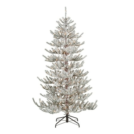 Fix Christmas Tree Lights Gun Holiday Time Pre-Lit Norway Snowy Fir Artificial Christmas Tree, 6.5', Clear ()