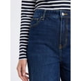 thumbnail image 4 of Free Assembly Women's High Rise Full Length Wide Leg Jeans, 30" Inseam, Sizes 0-26W, 4 of 5