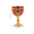 thumbnail image 2 of HAMPPLIES Drinking Cup Red Glass For Home Use 1Pack, 2 of 7