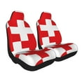 thumbnail image 2 of Pofeuu Red Cross 1 Print Automotive Car Seat Covers Flat Cloth Full Set Seat Covers,Car Seat Covers front seats for Cars Trucks and SUVs-1, 2 of 9