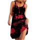 thumbnail image 1 of Vestidos Para Mujer Casual Sin Mangas Sling Dress V Neck Print Dress Party Odeerbi  ODB147086, 1 of 5