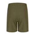 thumbnail image 5 of Cethrio Girls Shorts with Pockets, Casual Relaxed Elastic Waist Summer Shorts Army Green Size 9-10 T, 5 of 7