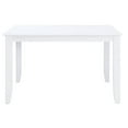 thumbnail image 4 of Linon Nico Casual Rectangle Dining Height Table Seating for 6 in Pure White Wood, 4 of 7