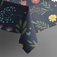 thumbnail image 5 of Pioneer Flower Floral Print Pattern Square Tablecloth, Waterproof Wipeable Spillproof Washable Table Cover for Home Kitchen Party Decor, 60"x60", 5 of 6