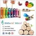 thumbnail image 3 of Instrumentos musicales LOOIKOOS de madera para niños pequeños, 22 piezas con bolsa de almacenamiento, 3 of 6