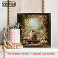 thumbnail image 6 of 2D Flat 1pc 88inch Acrylic Decorative Plate, Cute Easter Bunny Heart Shaped Hanging Ornament Spring Floral Wall Decor for Home Living Room Bedroom Window Decoration Holiday Gift for Kids Family Fr, 6 of 9