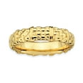 thumbnail image 1 of Bague Plaquée Or en Argent Sterling Stackable Expressions Taille 5, 1 of 3