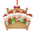 thumbnail image 5 of Personalized Family Ornament 2024 - Christmas Family of 5 Ornament Siblings Keepsake Home Decoration, 5 of 10