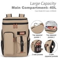 thumbnail image 4 of Mochila Nevera BAGPARKK para 45 Latas, Gran Capacidad, a Prueba de Fugas, 4 of 8