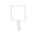 thumbnail image 2 of Handheld Mirror Compact Hand Mirror Cosmetic Mirror Portable Makeup Mirror Small Cute Hand Mirror for Desk Bedroom Dressing Table Girlfriend Light Violet, 2 of 8
