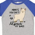 thumbnail image 4 of Inktastic Mimi's You Say Alpaca My Bags Boys or Girls Toddler T-Shirt, 4 of 5