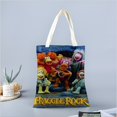 thumbnail image 2 of Fraggle Rock Bolso de tela con estampado de lienzo para mujer, bolsa de compras reutilizable y estética, con cremallera interior, regalo para mujer,40*45cm., 2 of 6