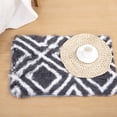 thumbnail image 2 of SAYFUT Super Soft Indoor Modern Silky Smooth Rugs Fluffy Rugs Anti-Skid Shaggy Area Rug Dining Room Home Bedroom Carpet Floor Mat, 15.7''x23.6''(Door Rug), 2 of 6