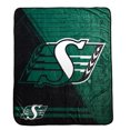 thumbnail image 1 of CFL Saskatchewan Roughriders Throw, 50" x 60", 1 of 4