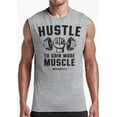 thumbnail image 3 of Gymish Hustle to Gain More Muscle T-Shirt – Motivational Weightlifting Shirt for Men, Funny Lifting Gym Tee, Men’s Workout Apparel, 3 of 4