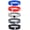 Multicolor, variant on BLOOD THINNER Medical Alert ID Privacy Enhanced Silicone Bracelets Wristbands 5 Pack