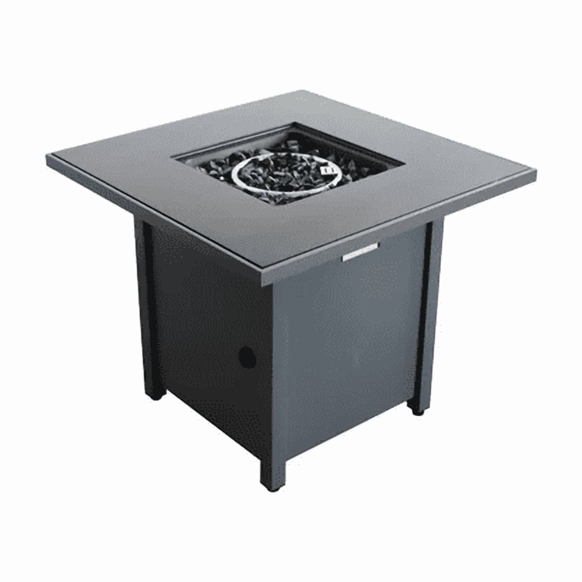 CoSoTower 25" H X 30" W Steel Outdoor Fire Pit Table with Lid