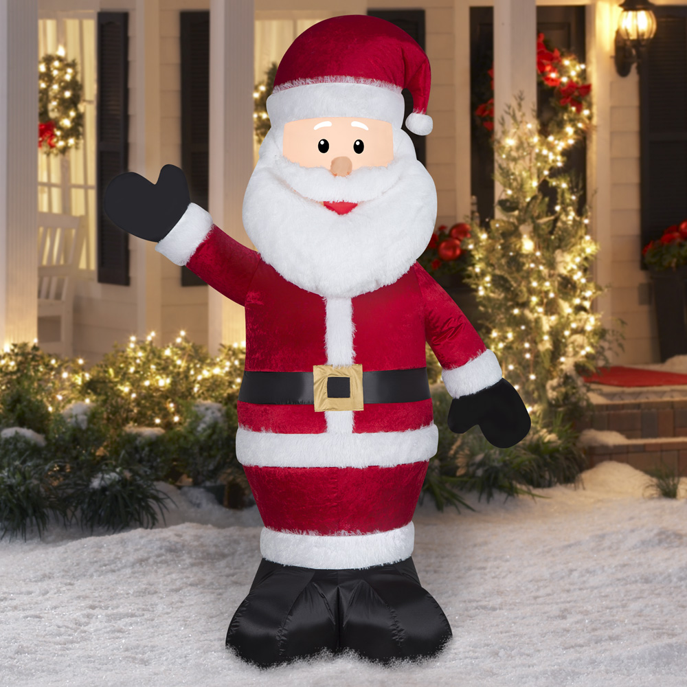 Holiday Time Large Plush Santa, 6 Ft - image 5 of 6