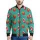 thumbnail image 2 of Chaqueta bomber con estampado de dibujos animados de patatas fritas para hombre, sudadera de manga larga en 3D, chaqueta bomber de calle de gran tamaño con cremallera, 2 of 5