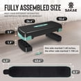 thumbnail image 3 of SAKAE Aerobic Step Platform Set with Waist Trimmer & Measuring Tape, Exercise Steppers for Home Gym Exercise Fitness, Adjustable Height 2 Level Risers Workout Step Platform Trainer, Green, 3 of 9