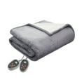 thumbnail image 4 of Woolrich Contemporary Berber/Plush Fabric King Heated Blanket in Gray, 4 of 11