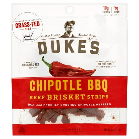 - Dukes Strips Beef Chipotle Bbq,2.5 Oz (Pack Of 8)