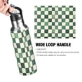 thumbnail image 4 of Yayeee 20oz Insulated Water Bottle Double Wall Stainless Steel with Flip Straw Lid, Green and White Plaid Pattern, 4 of 7