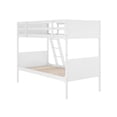 thumbnail image 2 of Flash Furniture Dallas Convertible Bunk Bed with Ladder Twin Over Twin White (MG090031TTBWH), 2 of 15