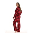 thumbnail image 2 of Just Love Womens Cozy Flannel Pajama Set  Warm, Long Sleeve Winter Sleepwear, 2 of 3