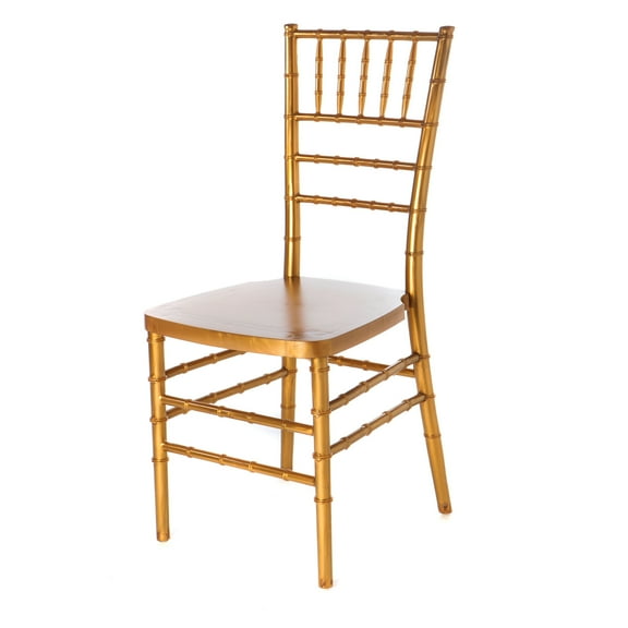 Commerical Seating Products Chiavari Gold Steel Core Chairs