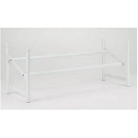 811100 25-45 in. Stack & Expand Shoe Rack, White