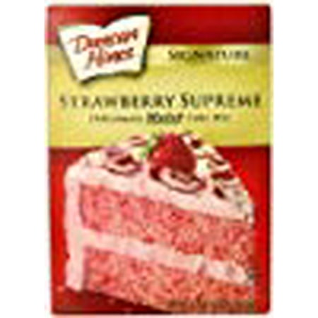 Duncan Hines Signature Moist Cake Mix - Strawberry Supreme - 16.5 oz - 2