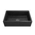 thumbnail image 3 of BOCCHI 1600-505-0120 Apron-Front 33" Single Granite Kitchen Sink Metallic Black, 3 of 7