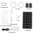 thumbnail image 6 of 5V 20W Solar Power Oxygenator Water Oxygen Pump Pond Aerator Aquarium Air Pump Solar Panel + Oxygen Pump Set For Fish Tank, 6 of 6