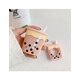 thumbnail image 5 of Linda y divertida funda de silicona para Airpods compatible con Apple Airpods 1 y 2 [Serie Fruit Food] (té con leche), 5 of 5