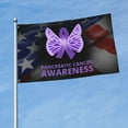 thumbnail image 2 of Pancreatic Cancer Awareness Flag 3X5 Ft - UV Fade Resistant - Garden Yard Flag Outdoor Flag with Grommets, 2 of 8