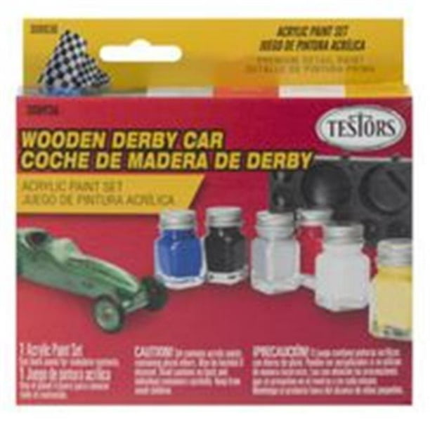 Testors 2772986 Acrylic Primary Paint Set 0.25 oz