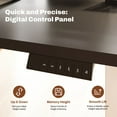 thumbnail image 6 of FunniHomi 55" x 28" Electric Height Adjustable Standing Desk with Hooks, Whole-Piece Desktop Cable Management Tray, and Built-in Power Outlet, Ergonomic Sit-Stand Desk for Home Office(2 Packages), 6 of 10