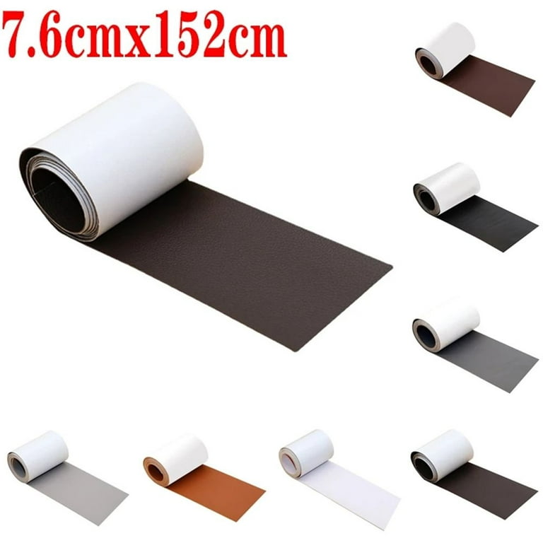  Leather Repair Patch for Couches Large Self-Adhesive Refinisher  Cuttable Reupholster Tape Patches Kit for Couch Car Seats Furniture Sofa  Vinyl Chairs Shoes Fabric Fix (Khaki,19x50 inch)