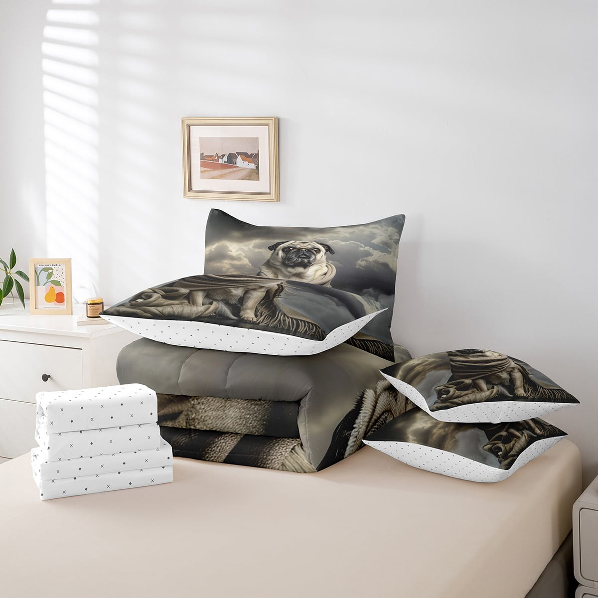 Pug comforter set walmart hotsell