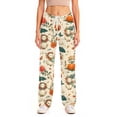 thumbnail image 4 of Fabrcox Halloween Woman Pajama Pants Funny Ghost Pumpkin Witch Sleep Pants Women Fall Winter Festival Comfy Women's Lounge Pants Khaki S, 4 of 6