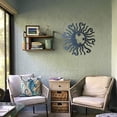 thumbnail image 4 of Faithtur Sculpture Murale en Métal Soleil Lune pour Décoration Intérieure Ou Extérieure, 4 of 8