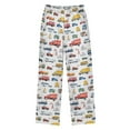 thumbnail image 2 of joogoo Cartoon Car Vehicle Pajama Pants Pj Bottoms Sleepwear Lounge M, 2 of 9