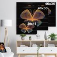 thumbnail image 5 of Design Art - Blue Yellow Fractal Butterfly in Dark, 5 of 5