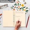 thumbnail image 4 of FORMRS 1-Subject Spiral Notebook 8" x 5" College Ruled 60 Refillable Sheet A5 Hard Cover, 2 Pack, Retro Colorful Flowers, 4 of 7
