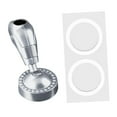 thumbnail image 3 of Accesorio de cubierta para botón de arranque a presión Accesorios para coche Botón de arranque a presión universal Plata, 3 of 8