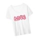 thumbnail image 1 of Camiseta de verano para mujer, ropa estampada con letras, trajes transpirables, camiseta básica XL Yuyangstore Camiseta para mujer, 1 of 8